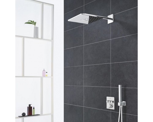 34706000 Grohtherm SmartControl Perfect Душевая система с душевым гарнитуром и верхним душем Rainshower SmartActive Cube 310, хром 34706000