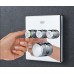 34706000 Grohtherm SmartControl Perfect Душевая система с душевым гарнитуром и верхним душем Rainshower SmartActive Cube 310, хром 34706000