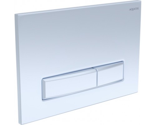 KDI-0000021 (009A) Панель смыва Slim Белая глянец (клавиша прямоугольная ) KDI-0000021