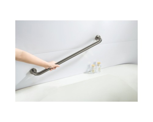 AQ4996BGM поручень 650 мм, оружейная сталь (шлиф. черный хром) AQ4996BGM