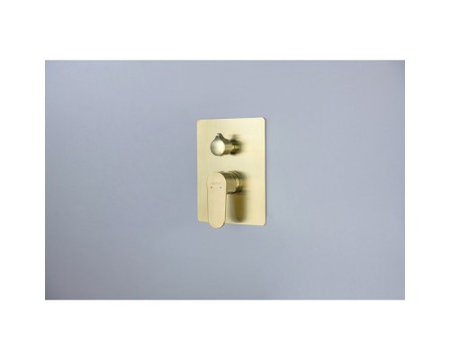 AQ1247BG ОБЕРОН смеситель для ванны 3 режима (внешняя и скрытая часть), шлиф. золото AQ1247BG