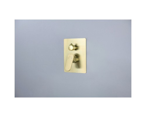 AQ1247BG ОБЕРОН смеситель для ванны 3 режима (внешняя и скрытая часть), шлиф. золото AQ1247BG