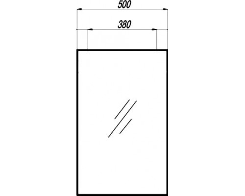 1A216302RI010 Зеркало Рико 50 1A216302RI010