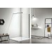 AQ WIW 09020GM Душевая перегородка Walk in с держателем 900x2000 профиль оружейная сталь, стекло прозрачное AQ WIW 09020GM
