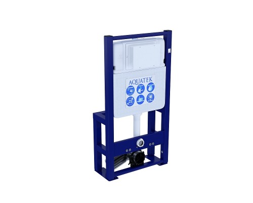 SET AQUATEK ПОЛАРИС (рама AQUATEK Standard INS-0000016+унитаз ПОЛАРИС AQ0700-00 с тонким сиденьем soft-close+панель KDI-0000010 SET AQUATEK ПОЛАРИС-010