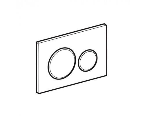 115.882.11.1 Клавиша смыва Sigma 20, двойной смыв, к 111.300/350/361/362/380/390/796 белые, белый матовый 115.882.11.1