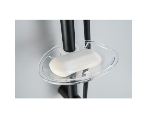 AQ2014MB ОБЕРОН душевой гарнитур 3jet 60 см, матовый черный AQ2014MB