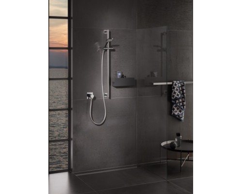 24952370000 UNIVERSALARTIKEL Полочка для душа 320x120x90 mm, черный матовый 24952370000