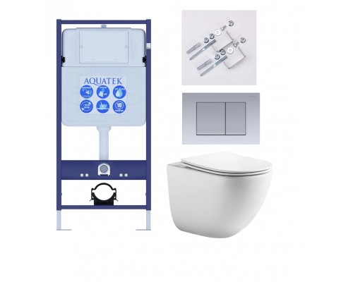 SET AQUATEK ГЕЛИОС KKI2 (рама AQUATEK Standard INS-0000012(без клавиши)+кпереж KKI-0000002+унитаз AQ1993T-00 ГЕЛИОС + с тонким сиденьем soft-close SET AQUATEK ГЕЛИОС KKI2