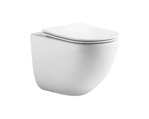 AQ1993T-00 ГЕЛИОС унитаз подвесной tornado 505360370, дюропласт, закрытое колено AQ1993T-00