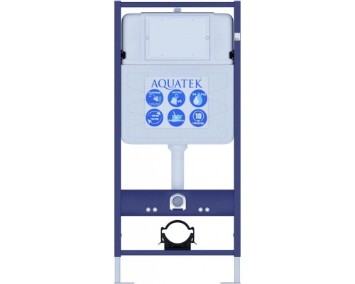 SET AQUATEK АЛЬТАИР-017 4в1 (рама AQUATEK Standard INS-0000012+крепеж KKI-0000002+клавиша KDI-0000017+унитаз АЛЬТАИР AQ1980-00 с тонким сиденьем soft- SET AQUATEK АЛЬТАИР cm-017 4в1