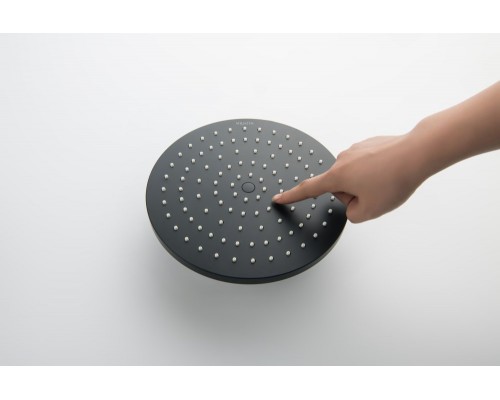 AQ2086MB круглый верхний душ 22012 мм, матовый черный AQ2086MB