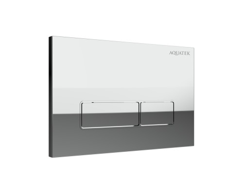 KDI-0000062(HB) Панель смыва Хром глянец ободок хром (клавиши прямоугольные), 162244 мм KDI-0000062