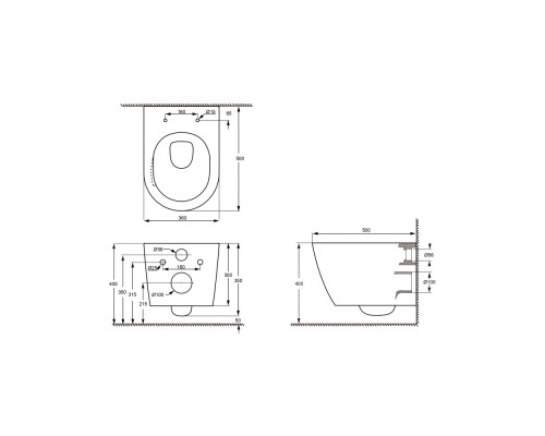SET AQUATEK ЛИБЕРТИ-INS17-017(рама AQUATEK Standard INS-0000017 +KKI-0000001+KDI-0000017 унитаз ЛИБЕРТИ AQ1999T-00 с тонким сиденьем sc) SET AQUATEK ЛИБЕРТИ-INS17-017