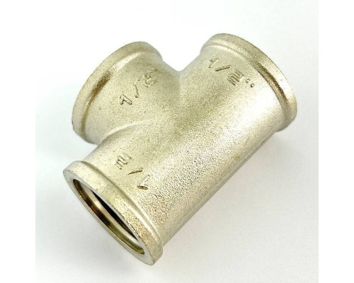 Тройник LD В 1/2" никелированный