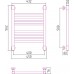 Сунержа Богема  Полотенцесушитель водяной 40x50h, цвет: без покрытия 00-0220-5040