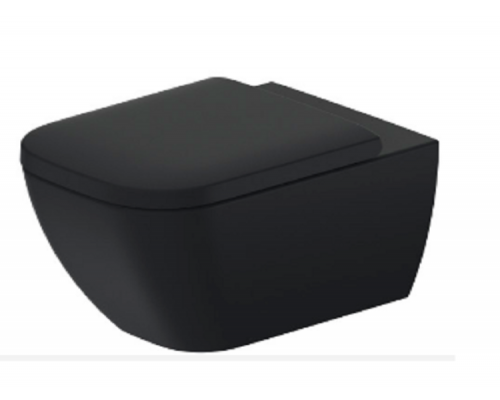 Унитаз, Duravit, Happy D.2, подвесной, шгв 365-540-335, цвет-антрацит/антрацит матовый (стар. аналог арт. 2222098900)