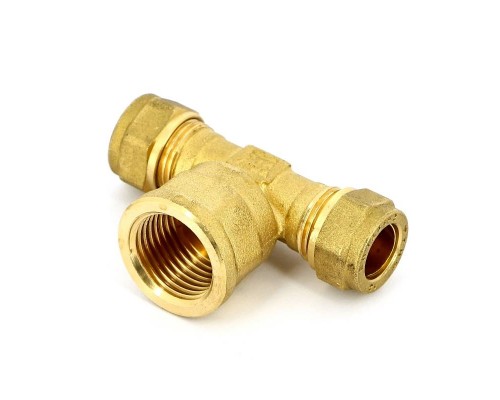Тройник обжим-В TIEMME 12х1/2"х12