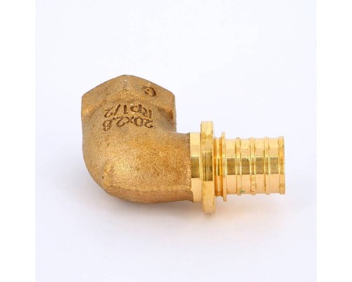 Угол надвижной В бронзовый REHAU 20х1/2"
