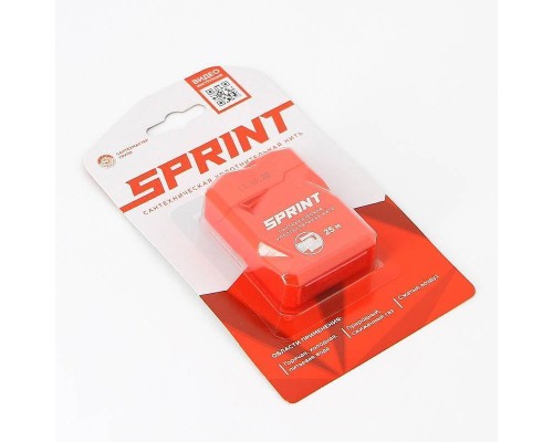Нить уплотнительная Сантехмастер Sprint для герметизации резьбовых соединений 25 м блистер