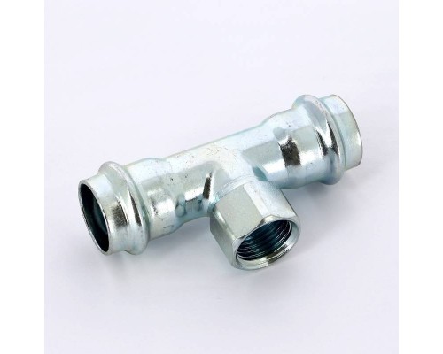 Тройник пресс-В оцинкованная сталь Prestabo VIEGA 22х1/2"х22