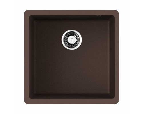 Мойка, OMOIKIRI, Bosen, шгв 440-440-220, отверстия для смесителя-отсутствуют, цвет-espresso