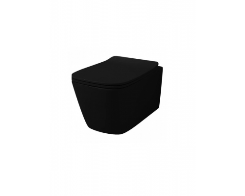 Унитаз, Artceram, A16, подвесной, шгв 360-525-290, цвет-Matt black