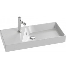 RYTHMIK EXP112-00 Подвесная раковина-столешница Ш80Г37 см. Одно отверстие для смесителя. EXP112-00
