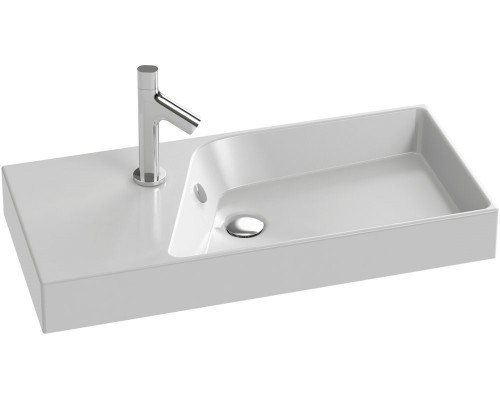 RYTHMIK EXP112-00 Подвесная раковина-столешница Ш80Г37 см. Одно отверстие для смесителя. EXP112-00