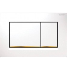 115.883.KK.1 Клавиша смыва Sigma 30, двойной смыв, к 111.300/350/361/362/380/390/796 белый/золото/белый 115.883.KK.1