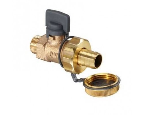 Кран шаровой KFE DN10, 3/8AG, PN16, бронза