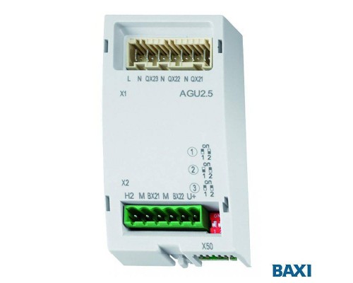 Модуль Baxi встраиваемый для управления низкотемпературной зоной или солнечными коллекторами AGU 2.550