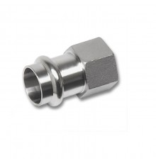Муфта, Sanha, NiroPress AISI304L, переходная ВПр-ВР, 35x11/4, 91270G.3