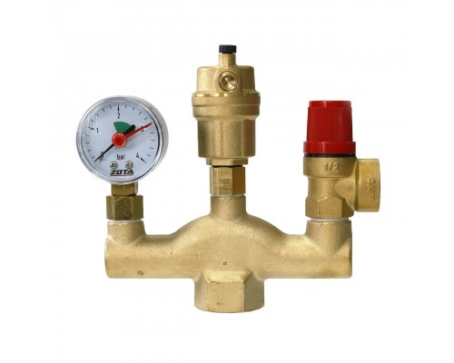 Группа безопасности котла 1" 3 bar ZOTA латунь