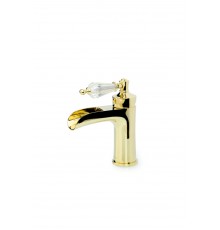Boheme Vogue Смеситель для раковины, излив каскад 7,7 см, цвет: gold 211-SW