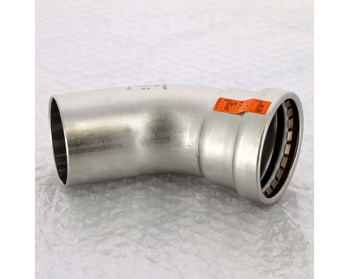 Угол-вставка пресс 45 град. нержавеющая сталь Sanpress Inox XL VIEGA 64 Угол-вставка пресс 45 град. нержавеющая сталь Sanpress Inox XL VIEGA 64