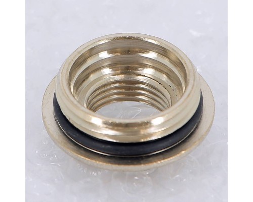 Переходник НВ никелированный UNI-FITT 1" х 1/2" с прокладкой O-ring Переходник НВ никелированный UNI-FITT 1" х 1/2" с прокладкой O-ring