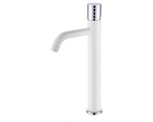 Boheme Stick Смеситель для раковины высокий, цвет: White Diamond Chrome 122-WCR