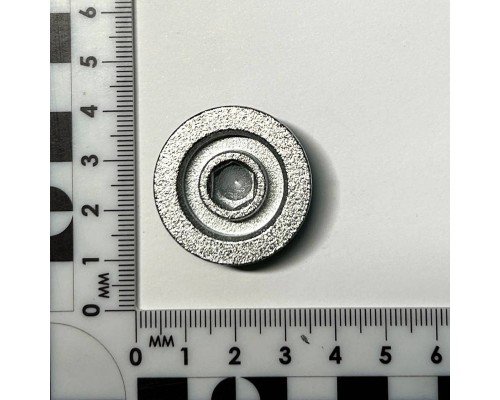 Заглушка Н 3/4 с прокладкой O-RING, хромированная