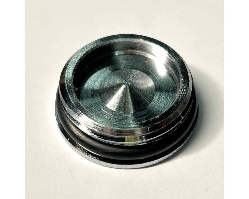 Заглушка Н 1 с прокладкой O-RING, хромированная