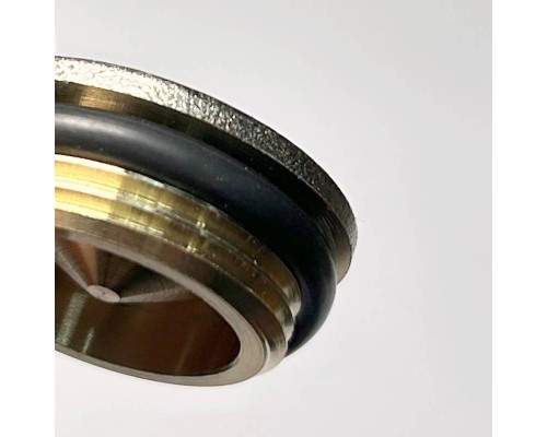 Заглушка Н 3/4 с прокладкой O-RING, никелированная