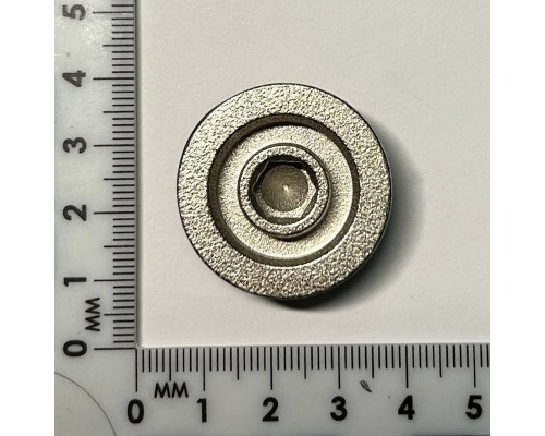 Заглушка Н 3/4 с прокладкой O-RING, никелированная