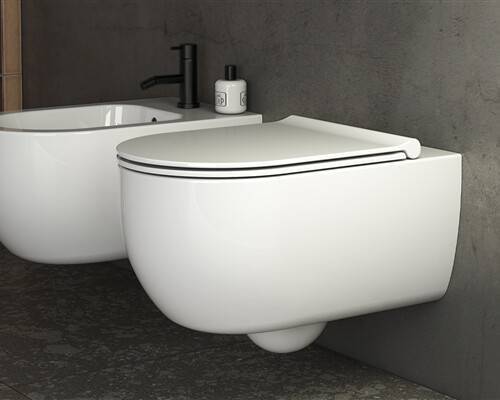 Унитаз, Globo, MODE, подвесной, шгв 340-530-330, CERASLIDE, BATAFORM, цвет-белый