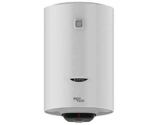 Водонагреватель электрический накопительный Ariston PRO1 R INOX ABS 50л круглый узкий нерж.сталь мех.упр-е