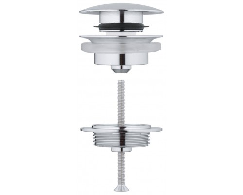 65807000 Донный клапан для раковины, хром 65807000