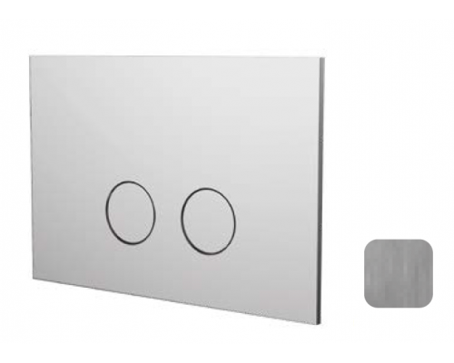 Клавиша смыва, Almar, Placche WC, для унитаза, шгв 245-5-165, цвет-Brushed Stainless Steel