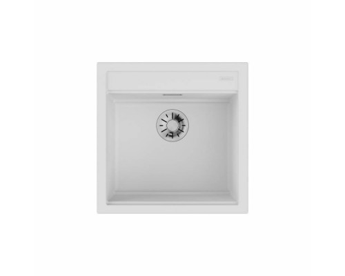 Мойка, OMOIKIRI, Kitagawa, шгв 510-510-200, отверстия для смесителя-3 промаркированных, чаши-1, цвет-Белый