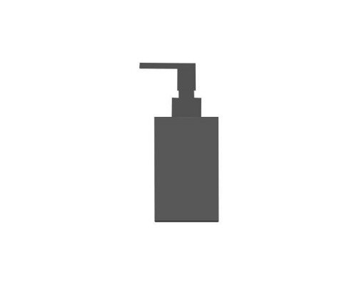Дозатор для жидкого мыла, Bertocci, Fly, шв 70-170, цвет-черный/черный матовый