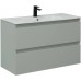 Allen Brau Eclipse Тумба под раковину 100 см, цвет: серый 1.E1003.PWM