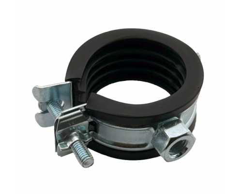 Хомут, Конкреп, Flash, одновинтовой, с EPDM, M8, 25-28 мм, оцинкованная сталь